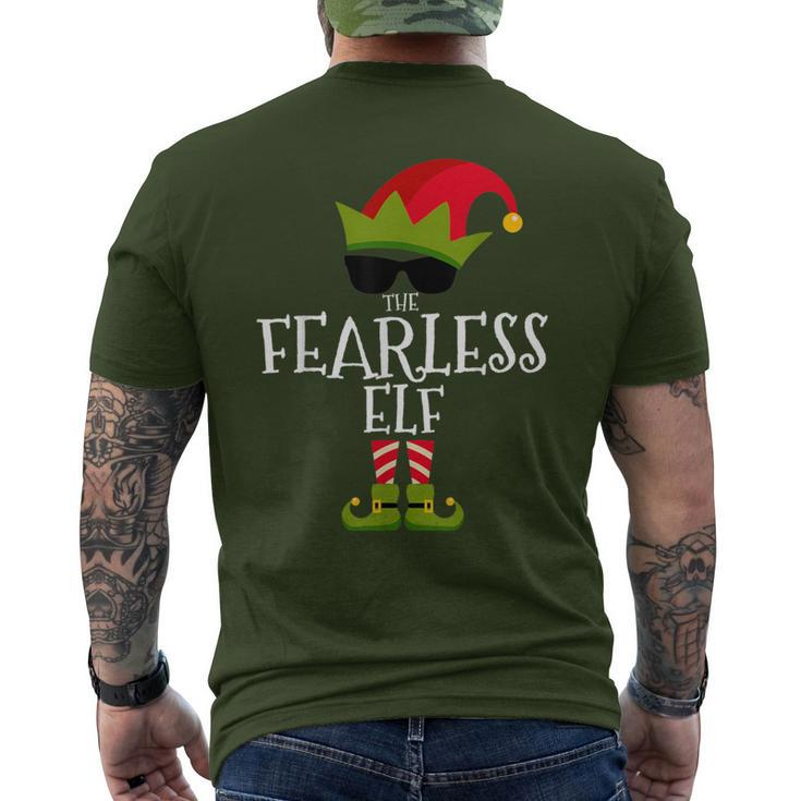 The Fearless Elf Matching Family Group Christmas Xmas Men's T-shirt Back Print