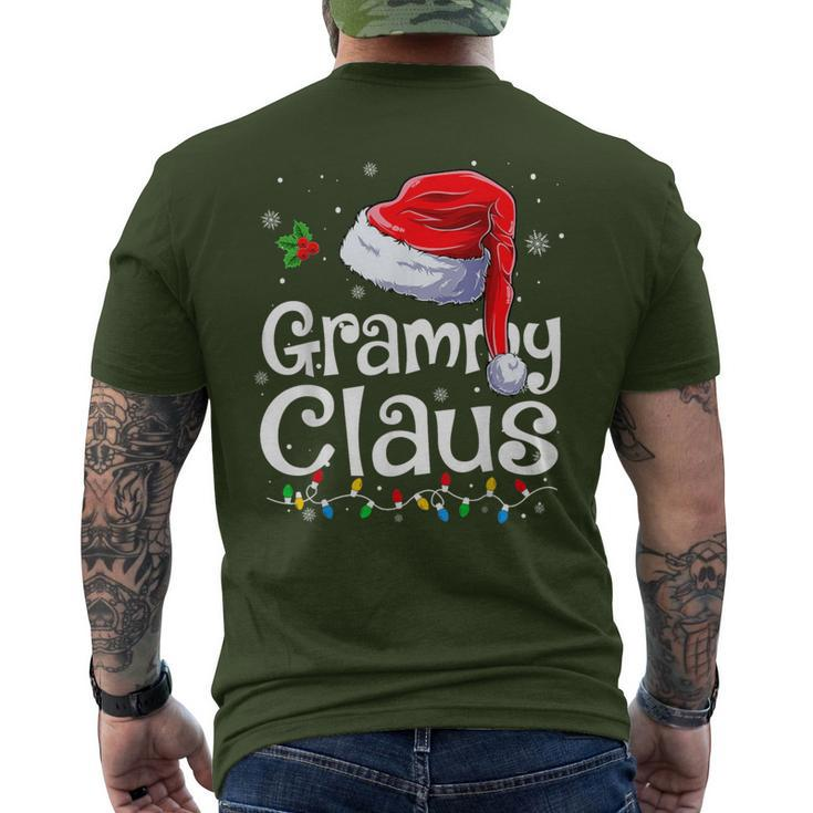 Grammy Claus Xmas Santa Matching Family Christmas Pajamas Men's T-shirt Back Print