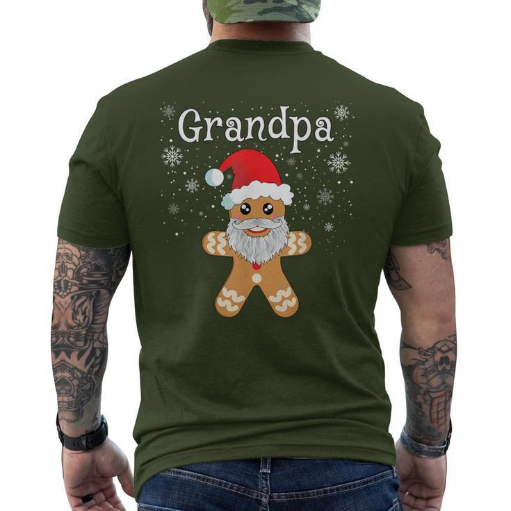 Grandpa Gingerbread Matching Christmas Men's T-shirt Back Print