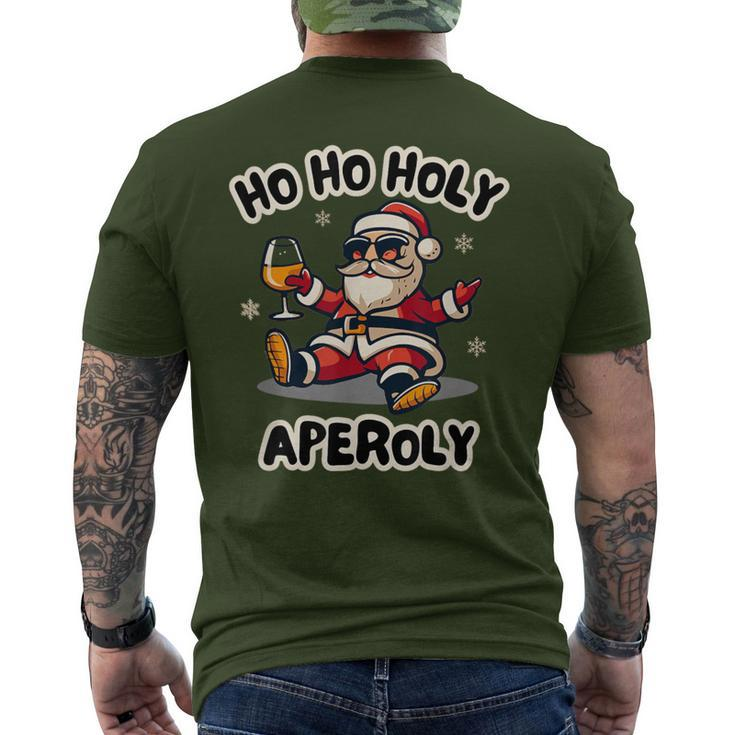 Ho Ho Holy Aperoly Christmas Spritz Aperoli T-Shirt mit Rückendruck