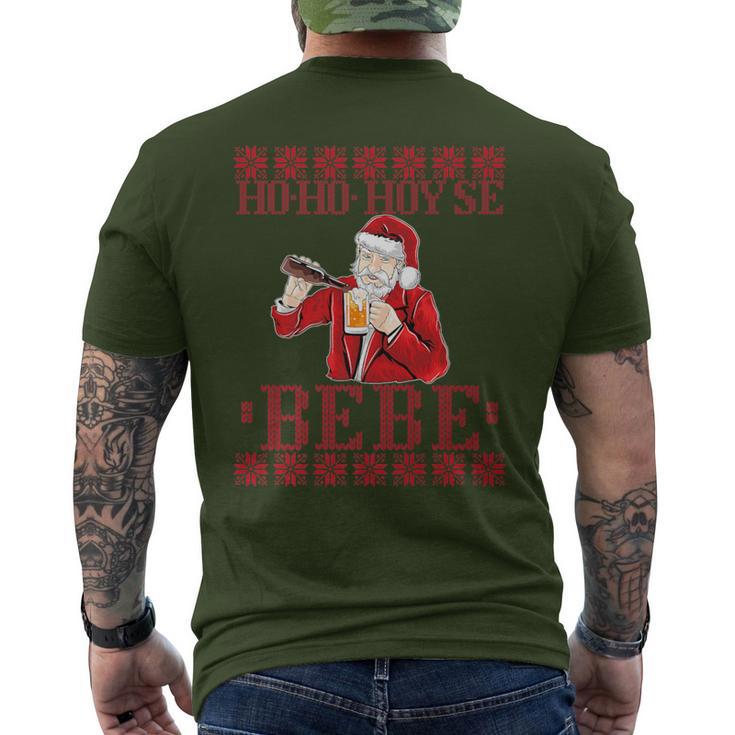 Hoy Se Bebe Ugly Christmas Dominican Men's T-shirt Back Print