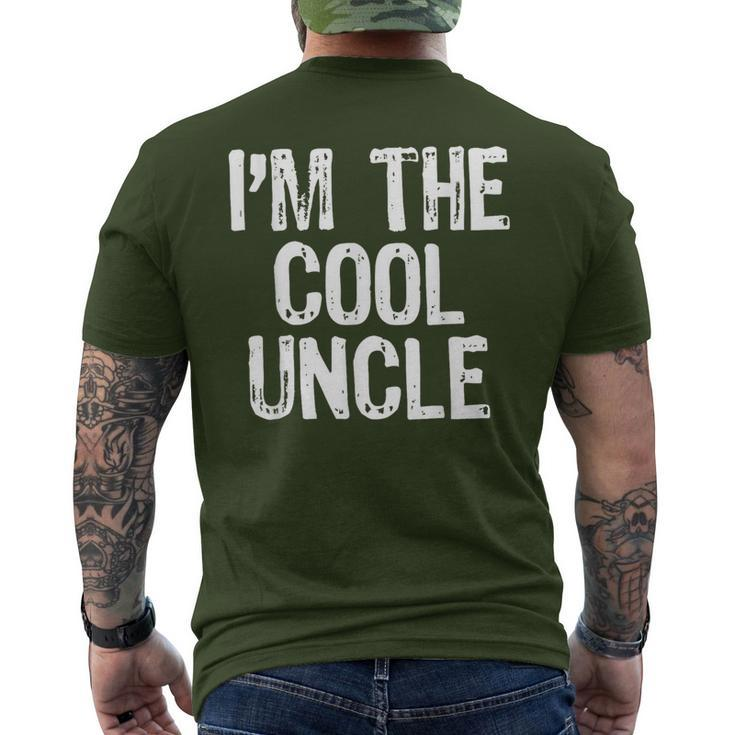I'm The Cool Uncle Christmas Men's T-shirt Back Print