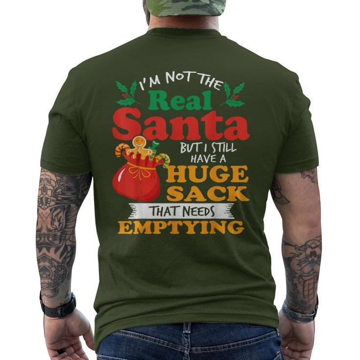 Inappropriate I Have A Big Package For You Dirty Santa Men's T-shirt Back Print