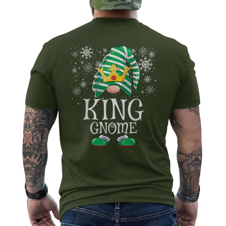King Gnome Matching Family Gnomes Christmas Men's T-shirt Back Print
