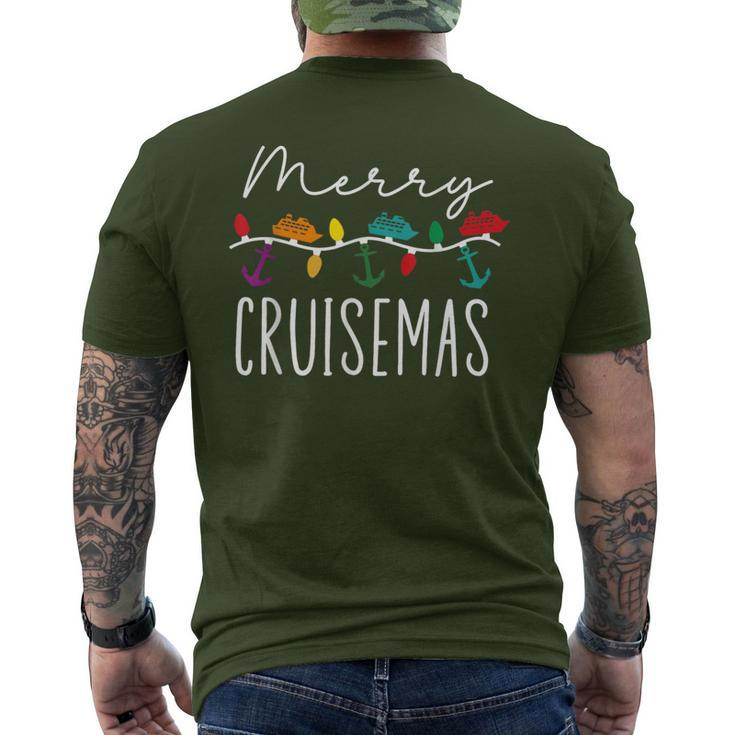 Merry Cruisemas Family Cruise Christmas Cruisin Crew Men's T-shirt Back Print