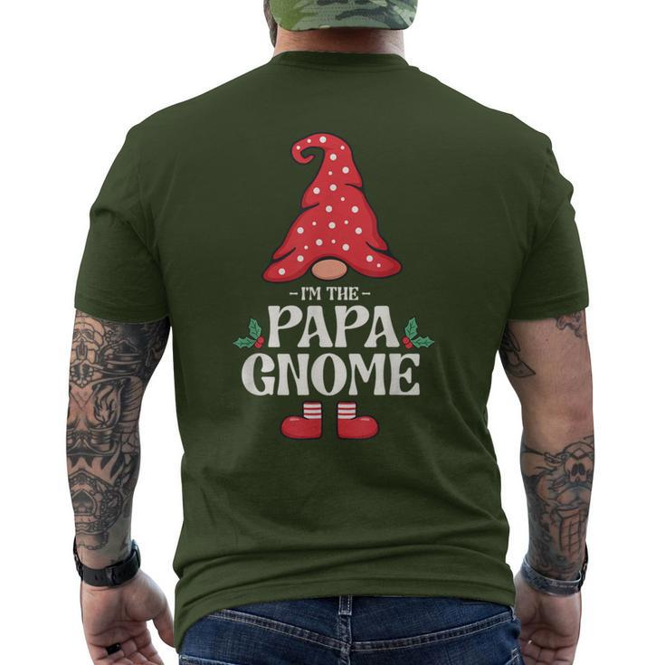 The Papa Gnome Family Matching Group Christmas Men's T-shirt Back Print