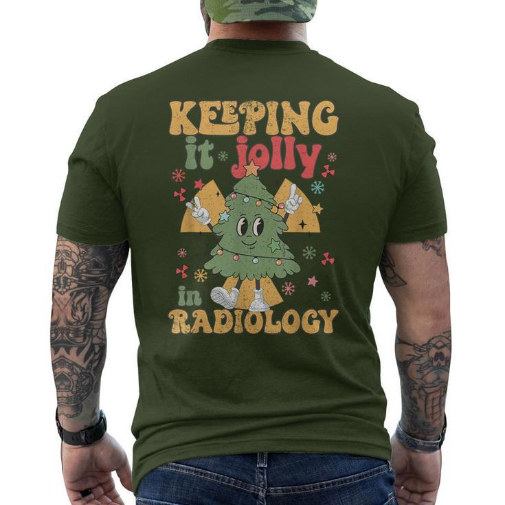 Rad Tech Christmas Tree Keeping It Jolly In Radiology Men's T-shirt Back Print