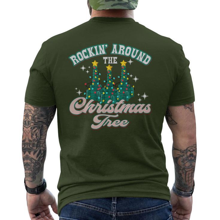 Rocking Around Christmas Tree Xmas Respiratory Therapist Men's T-shirt Back Print