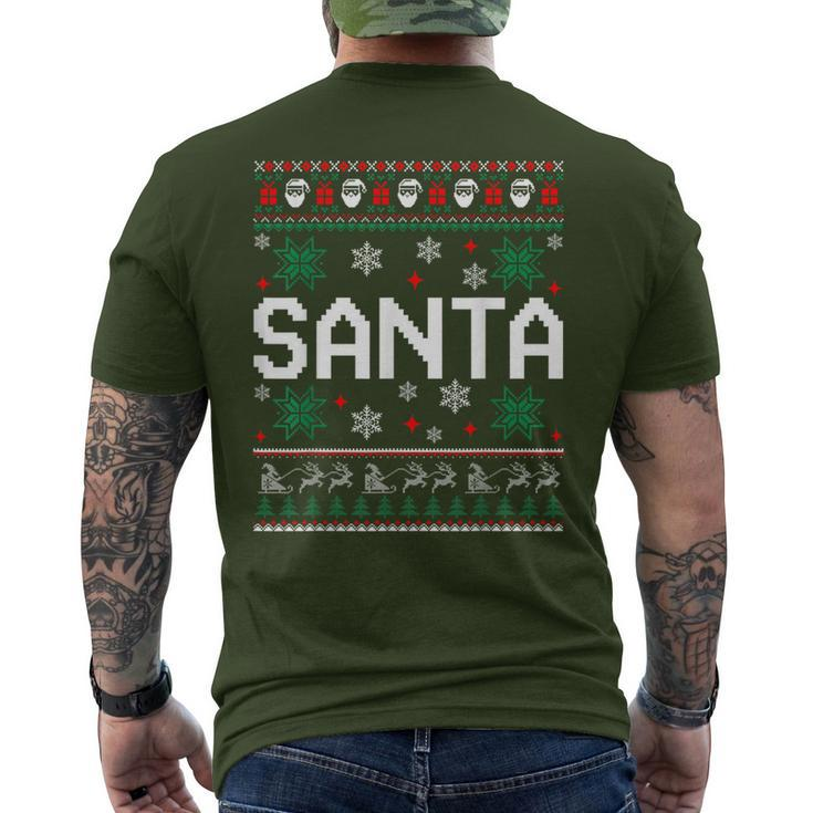 I Am So Good Santa Came Twice Couples Matching Christmas Men's T-shirt Back Print