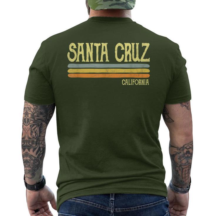 Vintage Santa Cruz California Ca Souvenir Men's T-shirt Back Print