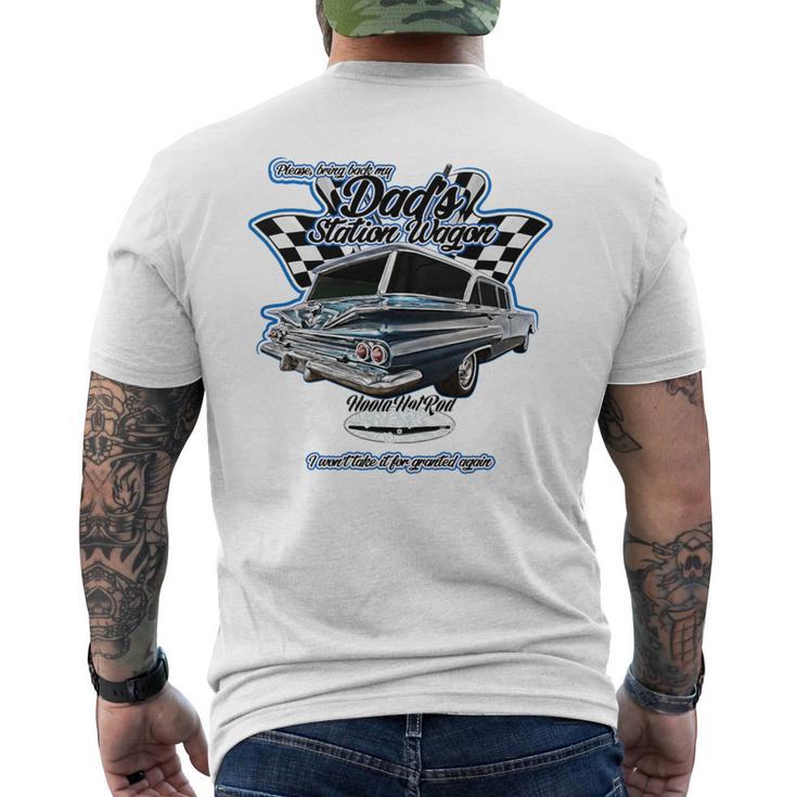 1960 BrookwoodBiscayneImpalaDad's Station WagonHot Rod Men's T-shirt Back Print