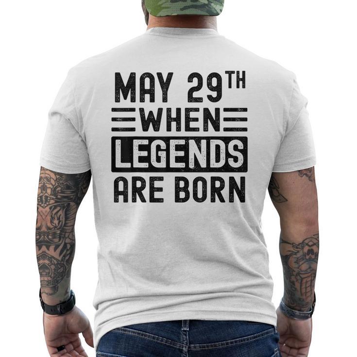 29 Mai Geburtstag 29 Mai Geburtstagsgeschenk T-Shirt mit Rückendruck