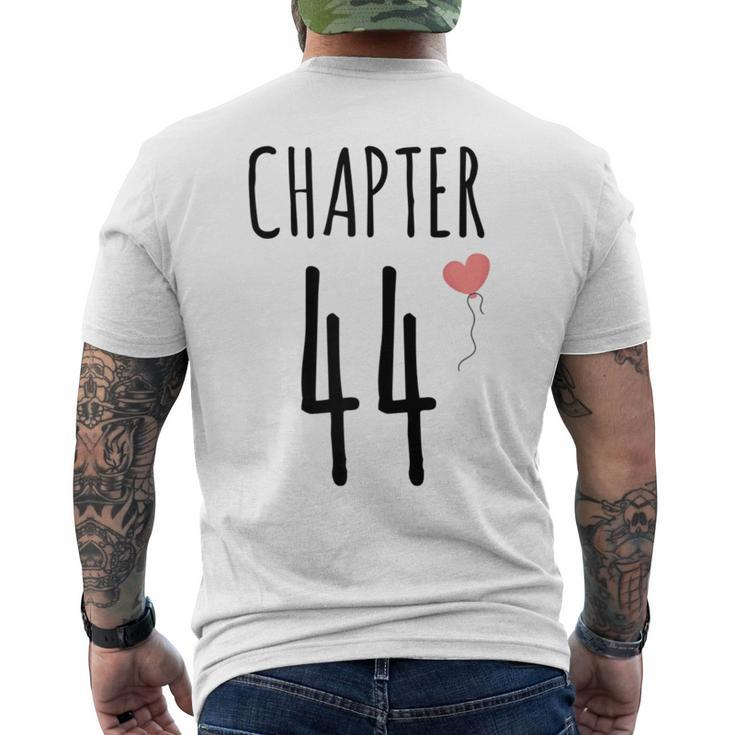44Th Birthday Idea For Her Chapter 44 Men's T-shirt Back Print