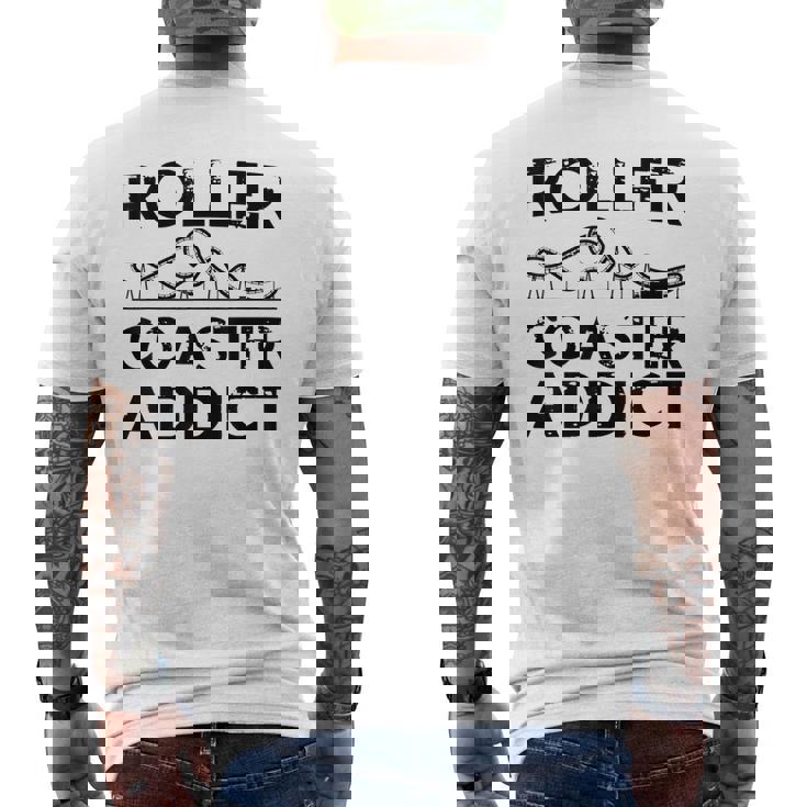 Abanico De Montaña Rusa Addict I Cool Camiseta Hombre Estampado Espalda