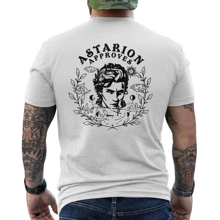 Adventure Awaits Astarion Approves Video Game Meme Men's T-shirt Back Print