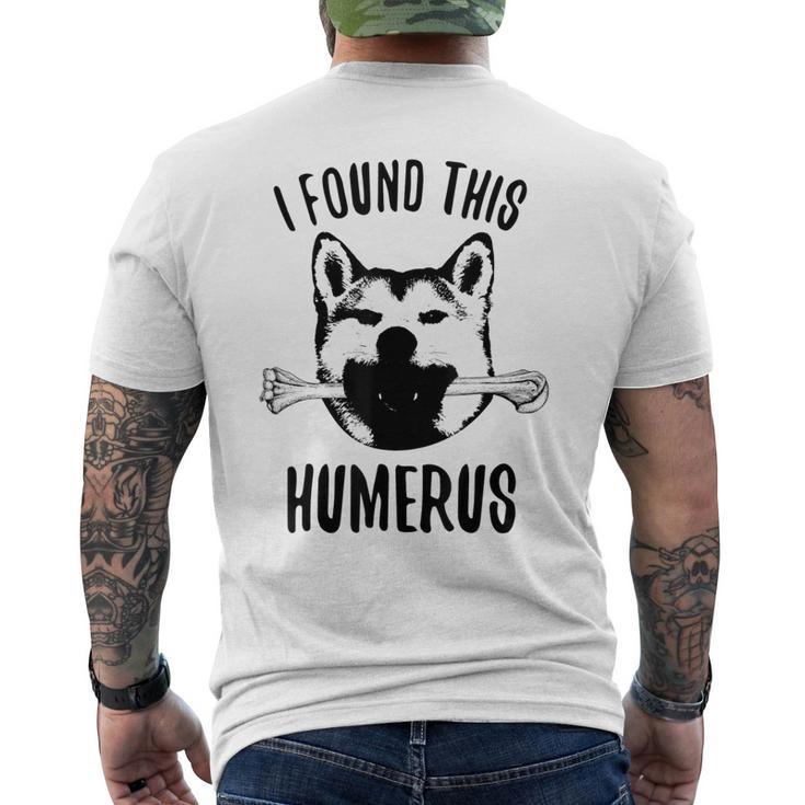 Akita Akitas Dog Humerus Men's T-shirt Back Print