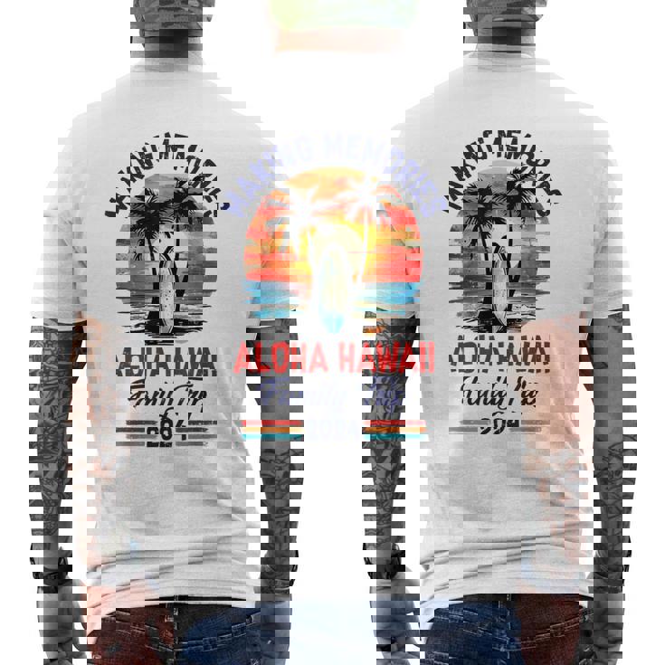Aloha-Hawaii Family Trip 2024 Vacation Trip Making Memories Men's T-shirt Back Print