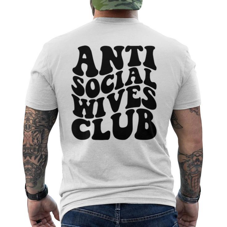 Anti Social Wives Club Wife Men's T-shirt Back Print