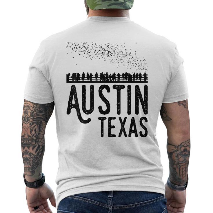 Austin Texas Bats South Congress Men's T-shirt Back Print