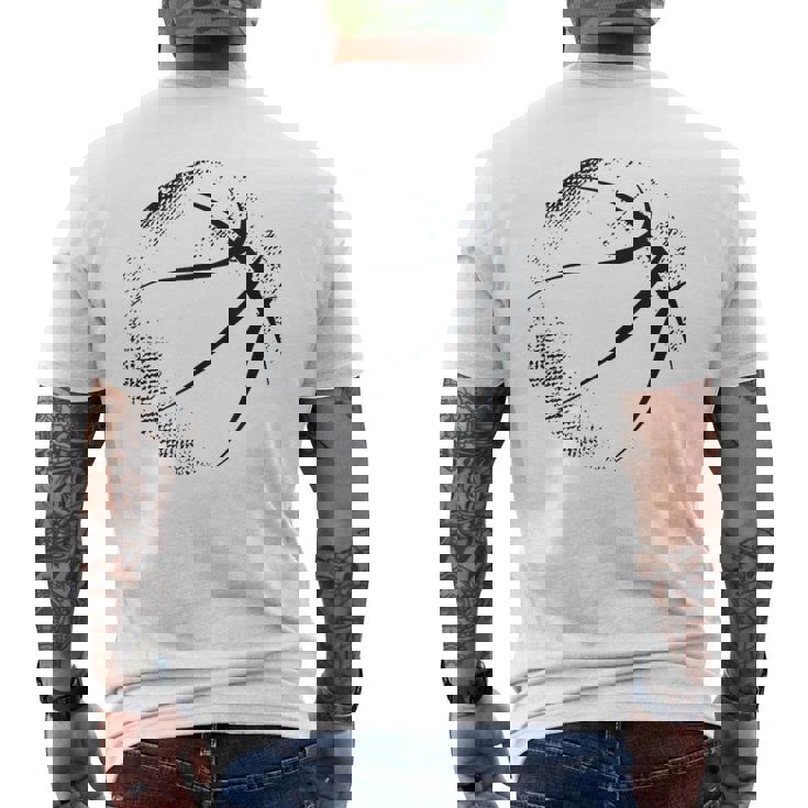 Basketball Graphic Basketball Men's T-shirt Back Print