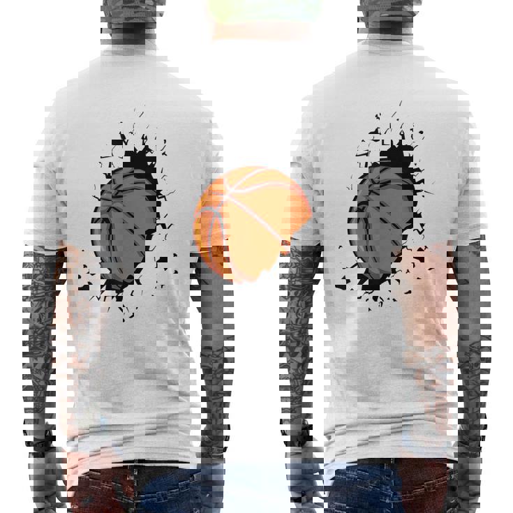Basketball Players Basketball Team Graphic Sports Basketball Men's T-shirt Back Print