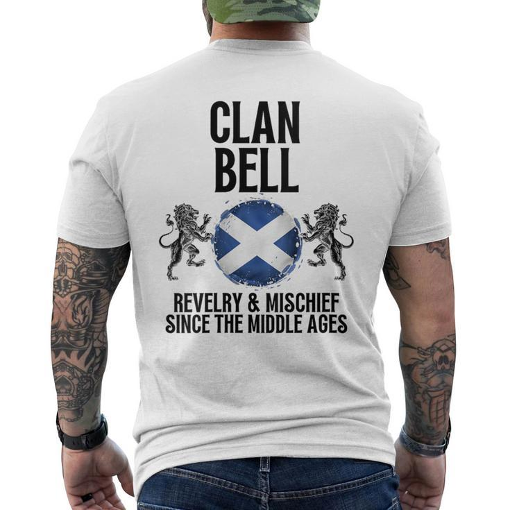 Bell Clan Scottish Family Name Scotland Heraldry Men's T-shirt Back Print