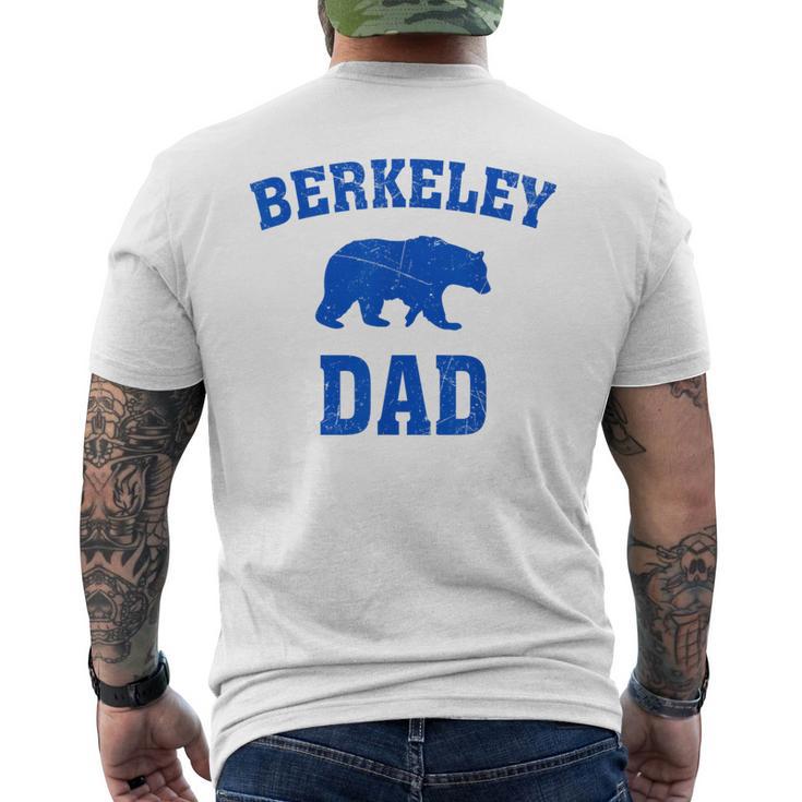 Berkeley Dad Bear Graphic Father's Day Men's T-shirt Back Print