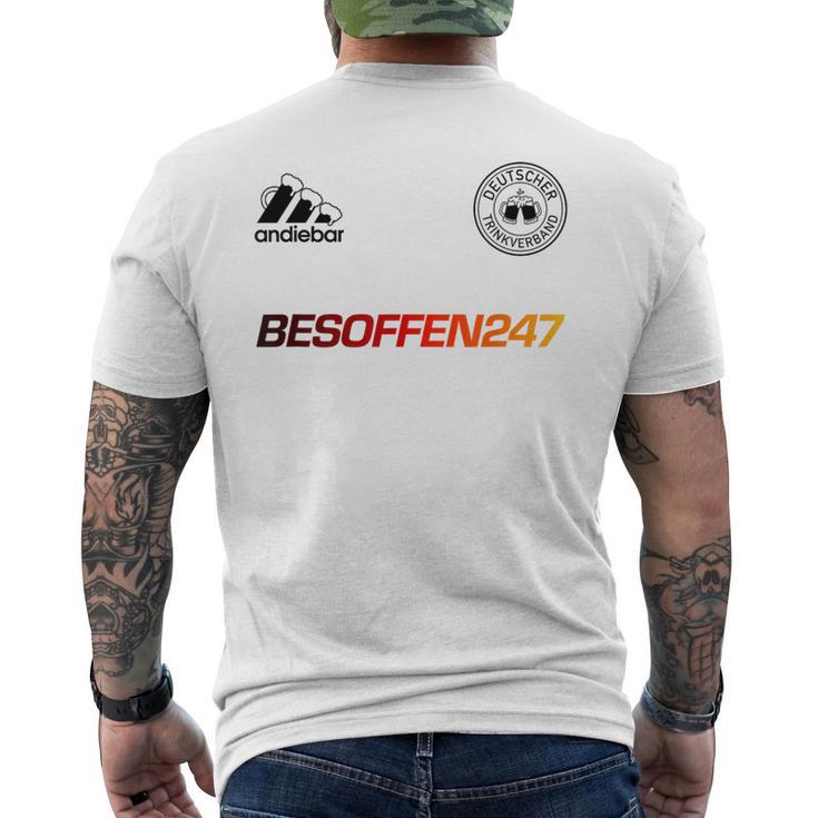 Besoffen247 Sauftrikot X Malle Trikot Deutschland Bier T-Shirt mit Rückendruck