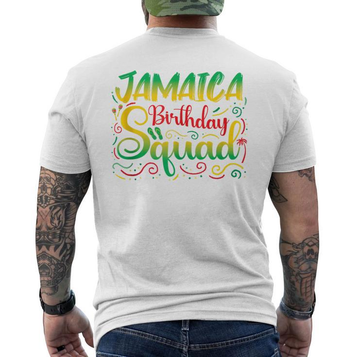 Birthday Girls Jamaica Squad Trip 2024 Party Outfit Matching Men's T-shirt Back Print