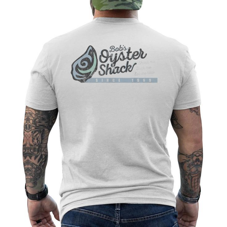 Bob's Oyster Shack Shuck Me Suck Me Eat Me RawMen's T-shirt Back Print