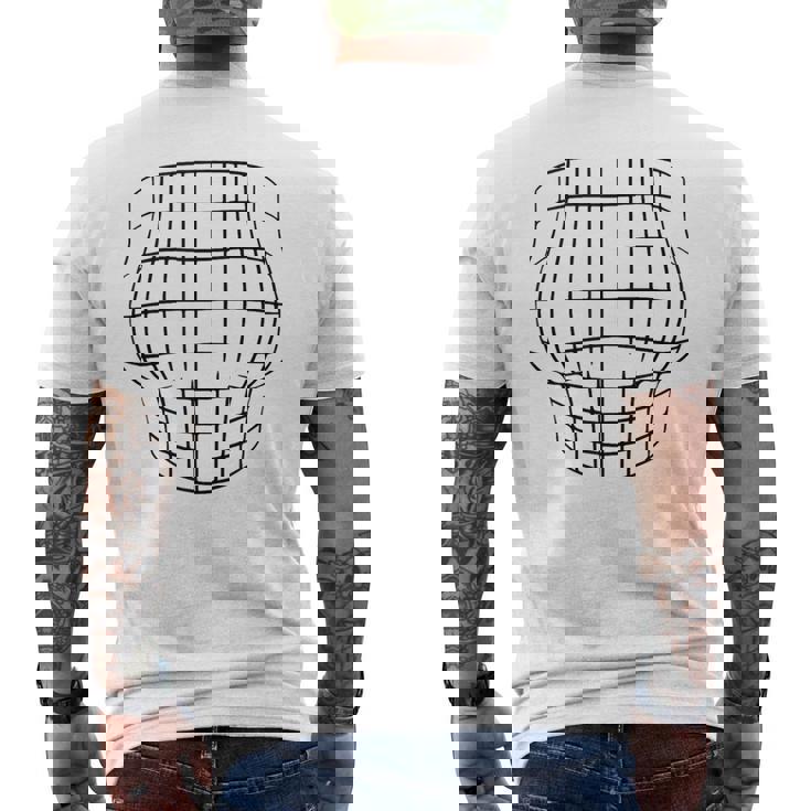 Boobs Optical Illusion Women's Boobs Optical Illusion Men's T-shirt Back Print