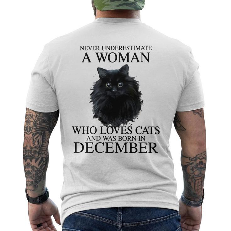 Born In December Men's T-shirt Back Print