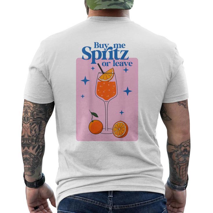 Buy Me Spritz Or Leave X Hallöchen Aperölchen Spritz Stars T-Shirt mit Rückendruck