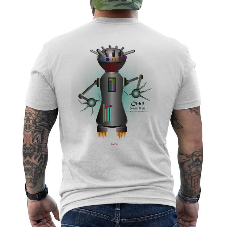 C3-64 Combat Droid AT Hittson Droidworks Men's T-shirt Back Print