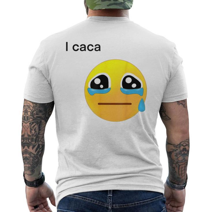 I Caca Icon Cry Men's T-shirt Back Print