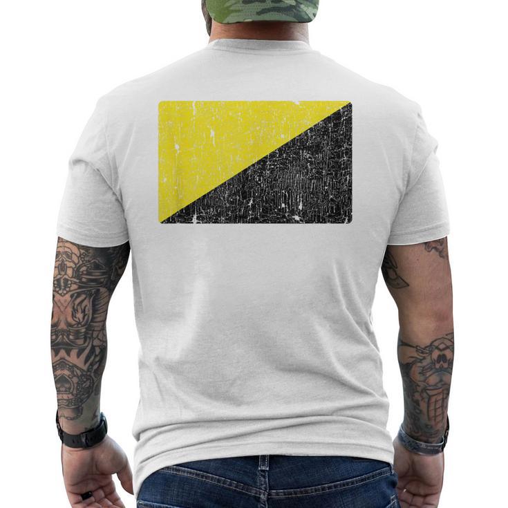 Camisa Anarcho Capitalista Anarcho Bandera Anarco-Capitalista Camiseta Hombre Estampado Espalda