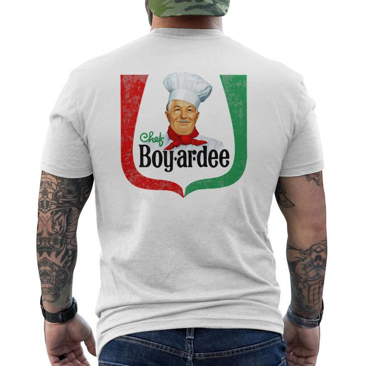 Chef Boyardee Throwback PremiumShirt 1504 Mens Back Print T-shirt