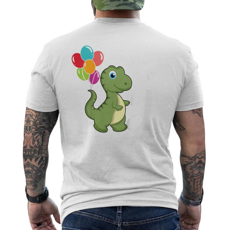 Children's 2Nd Birthday Ich Bin Schon 2 Jahre Dinosaur T-Shirt mit Rückendruck