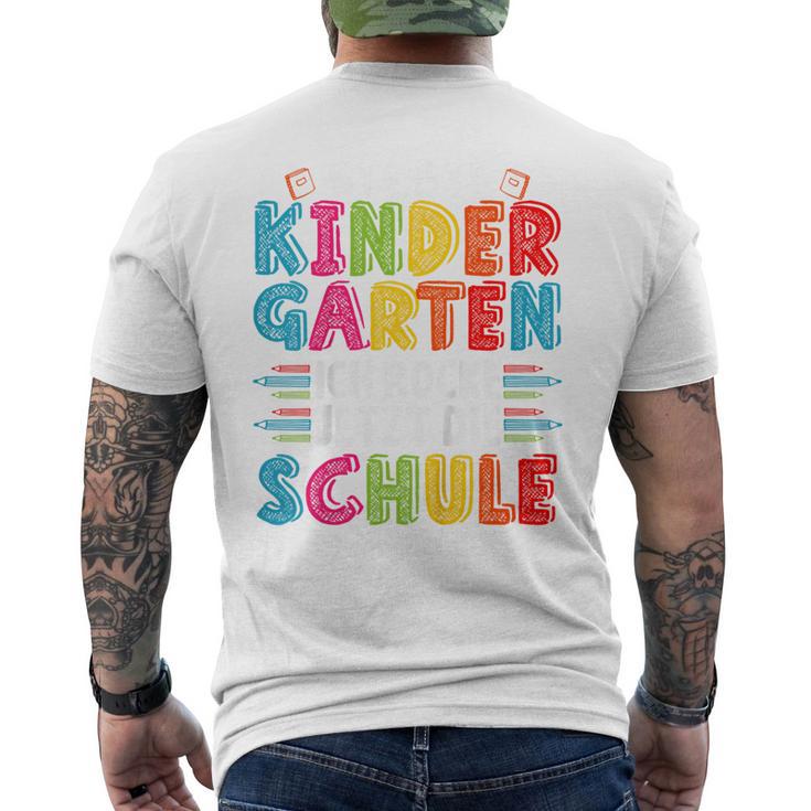 Children's Bye Bye Tschüss Kindergarten Ich Rocke Jetzt Die Schule T-Shirt mit Rückendruck