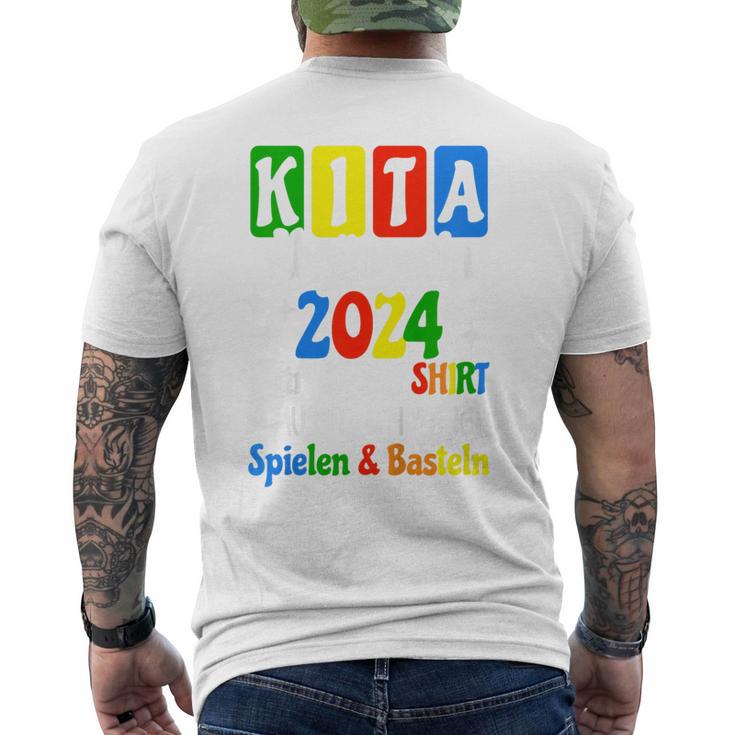 Children's Kita Abgängerin 2024 Kita Geschafft 2024 Kita Graduate 2024 T-Shirt mit Rückendruck