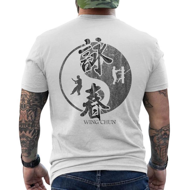 Chinese Martial Arts Kung Fu Wing Chun T-Shirt mit Rückendruck