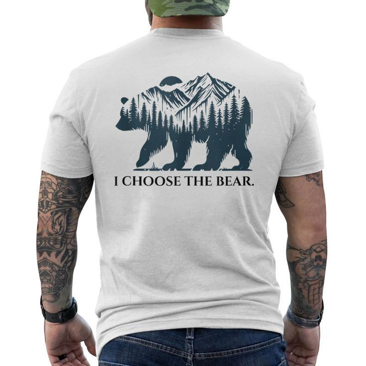 I Choose The Bear Feminist I Choose The Bear Men's T-shirt Back Print