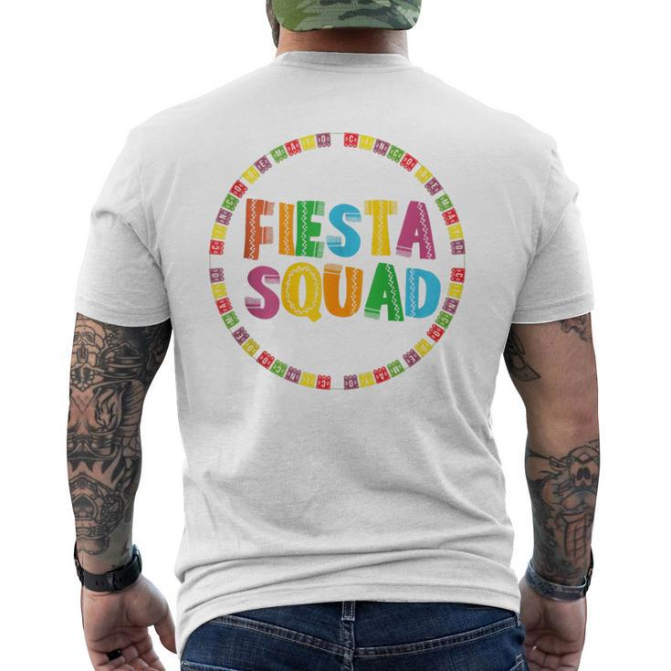 Cinco De Mayo Fiesta Squad Let's Fiesta Mexican Party Men's T-shirt Back Print