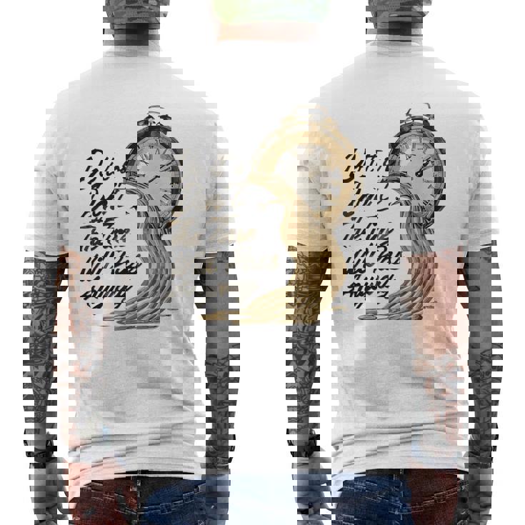 Citation De Motivation Intemporelle Avec Horloges Fondantes T-shirt imprimé au dos