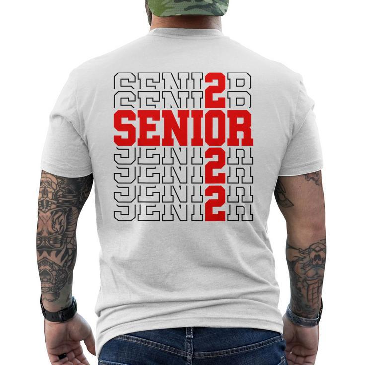 Class Of 2022 Senior Senior Graduation Women Men's T-shirt Back Print