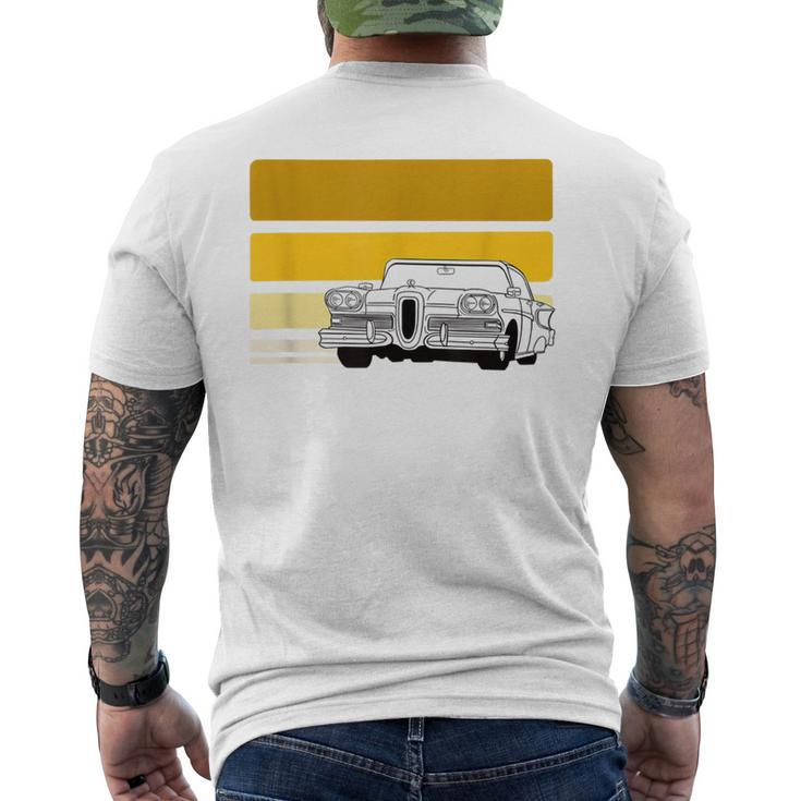 Classic American Muscle Land Yacht Club Vintage Car Show Pt2 Men's T-shirt Back Print