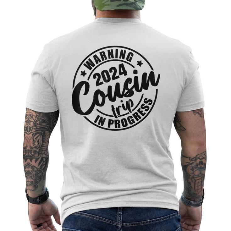 Cousin Crew 2024 Family Reunion Trip Weekend Vacation Men's T-shirt Back Print