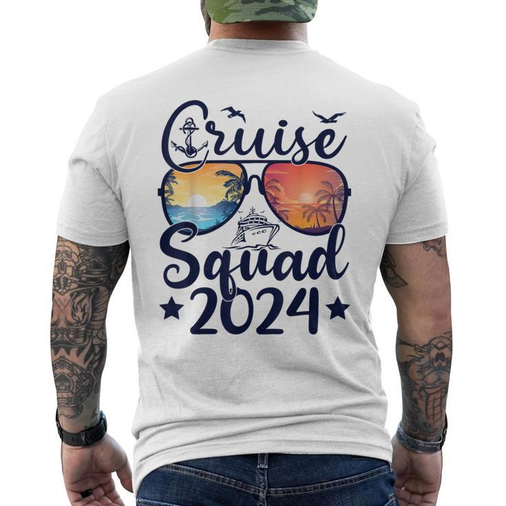 Cruise Squad 2024 Summer Vacation Family Cruise Ship Men's T-shirt Back Print