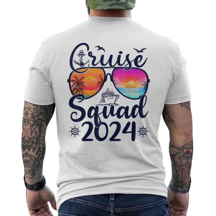 Cruise Squad 2024 Summer Vacation Matching Family Cruise Men's T-shirt Back Print