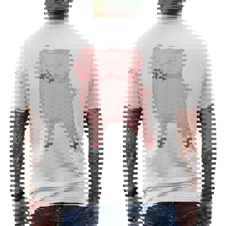 De Cerdo Para Disfraz De Cerdo Camiseta Hombre Estampado Espalda